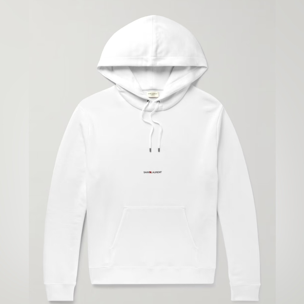 Saint Laurent YSL White Hoodie